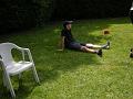 Vincent, Le gardien de but en plein effort